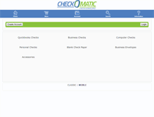Tablet Screenshot of checkomatic.com